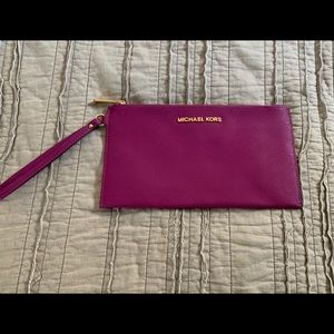 Michael Kors Fuchsia Wristlet